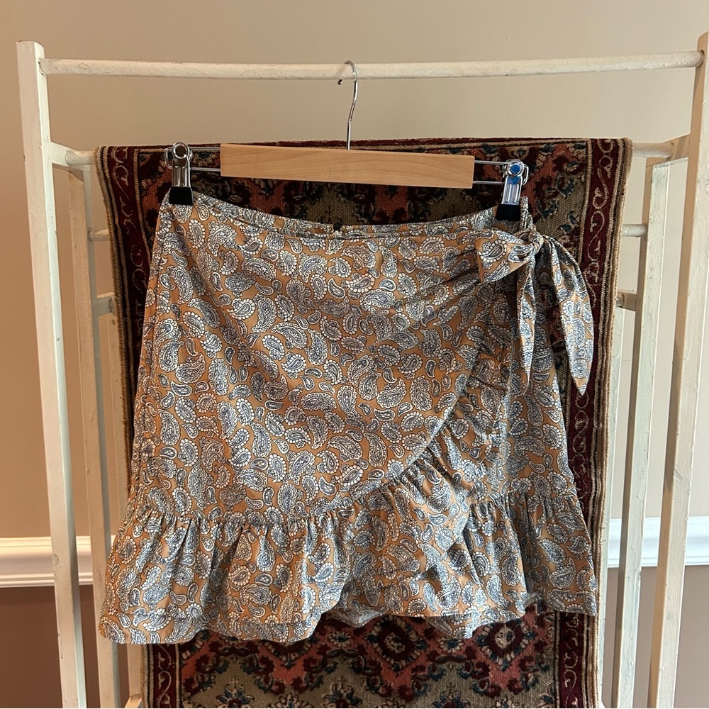 Sézane wrap skirt